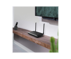 TP -Link TD -W9960V V1 - Wireless Router - DSL -Modem - 4 -Port Switch - 802.11b/g/n - 2.4 GHz - VoIP telephone adapter (DECT)