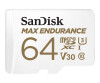 SanDisk Max Endurance - Flash-Speicherkarte (microSDXC-an-SD-Adapter inbegriffen)