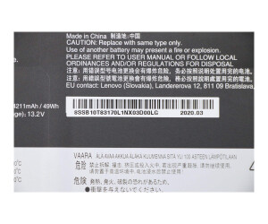 Lenovo Laptop-Batterie - Lithium-Ionen - 3 Zellen