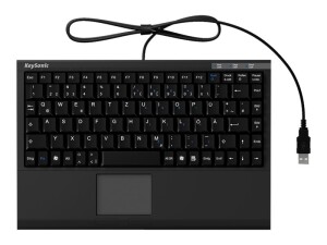KeySonic ACK-540U+ - Tastatur - mit Touchpad