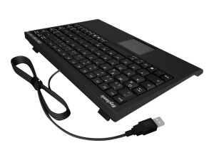 KeySonic ACK-540U+ - Tastatur - mit Touchpad